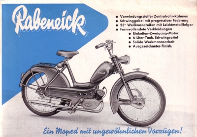 Rabeneick Moped brochure 1955