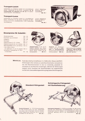 Stoye Seitenwagen Programm 1939