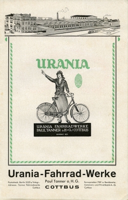 Urania Fahrrad Programm 1928