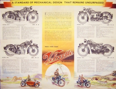 Velocette program 1936