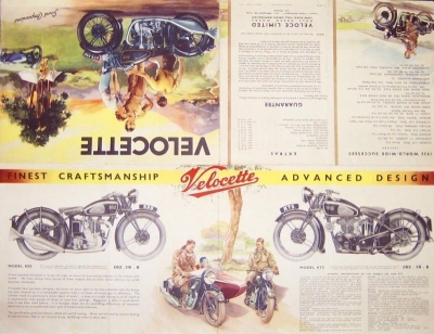 Velocette Programm 1936