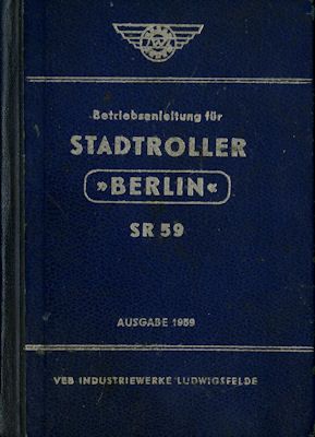 IWL Stadtroller Berlin SR 59 Bedienungsanleitung 1959