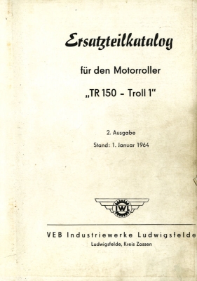 IWL Troll 1 Ersatzteilliste 1964