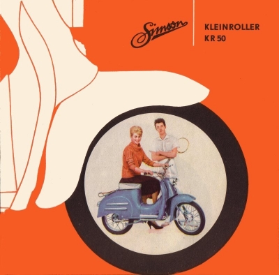Simson Kleinroller KR 50 Prospekt 1962