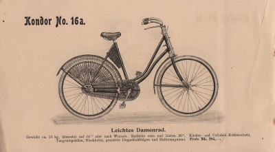 Kondor Programm Fahrrad 1898 Teil 2