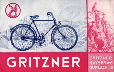 Gritzner bicycle brochure ca. 1936