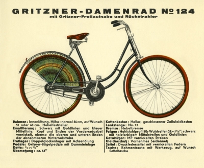 Gritzner Fahrrad Prospekt ca. 1935