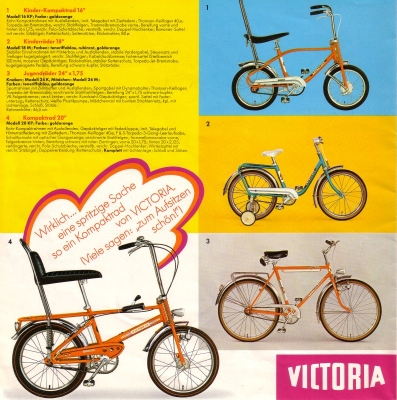 Victoria Fahrrad Programm 1972