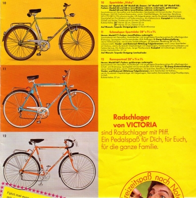 Victoria Fahrrad Programm 1972