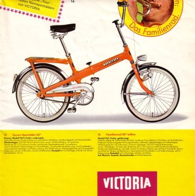 Victoria Fahrrad Programm 1972