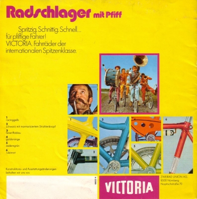 Victoria Fahrrad Programm 1972