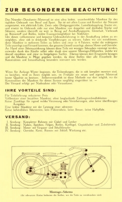 Neander Duralumin brochure 1920s