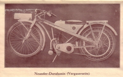 Neander Duralumin brochure 1920s