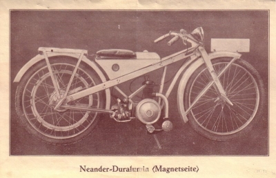 Neander Duralumin brochure 1920s