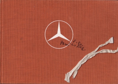 Hans Liska Skizzenmappe Mercedes-Benz red 1955