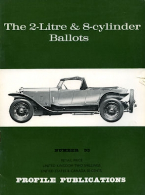 Ballot 2 Ltr. & 8 cylinder Profile Publications No. 93
