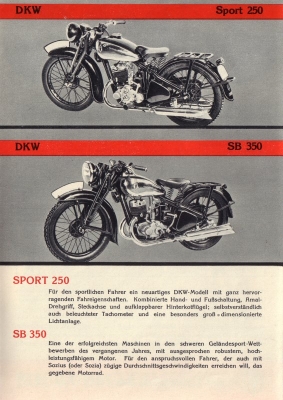 DKW Programm 1936