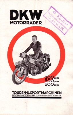 DKW Programm 1930