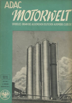 ADAC Motorwelt 1952 Heft 3