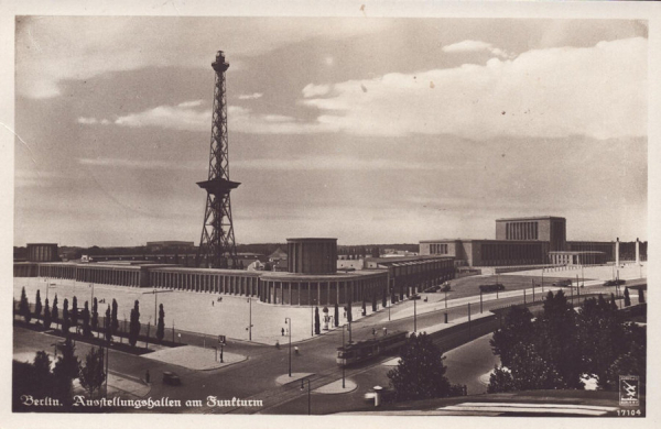 Ansichtskarte Ausstellungshallen und Funkturm 1939