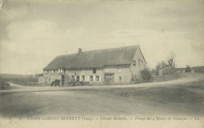 Ansichtskarte Nr. 5 Gordon Bennett Rennen 1905