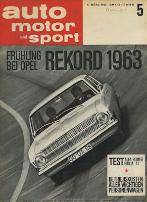 Auto, Motor & Sport 1963 Heft 5