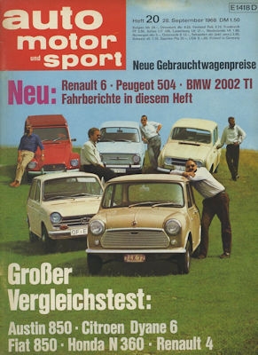 Auto, Motor & Sport 1968 Heft 20