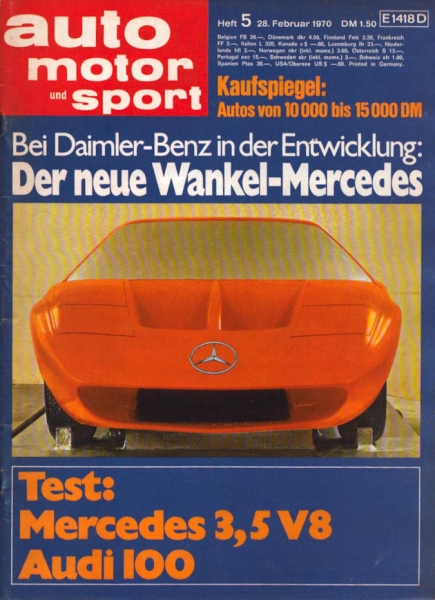 Auto, Motor & Sport 1970 Heft 5