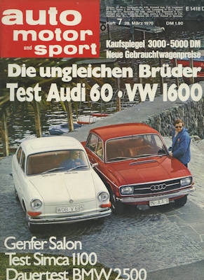 Auto, Motor & Sport 1970 Heft 7
