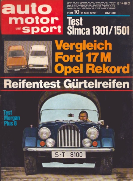 Auto, Motor & Sport 1970 Heft 10