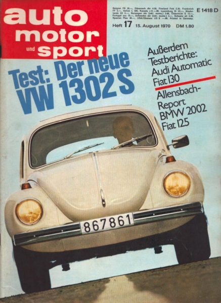 Auto, Motor & Sport 1970 Heft 17