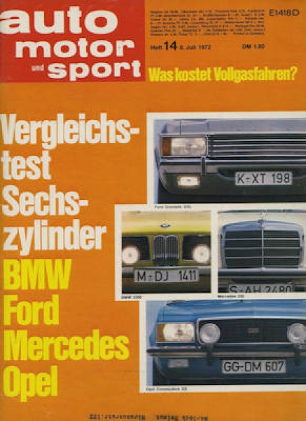 Auto, Motor & Sport 1972 Heft 14