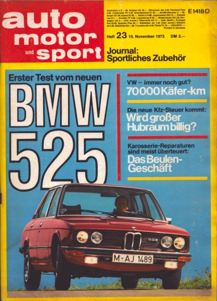 Auto, Motor & Sport 1973 Heft 23