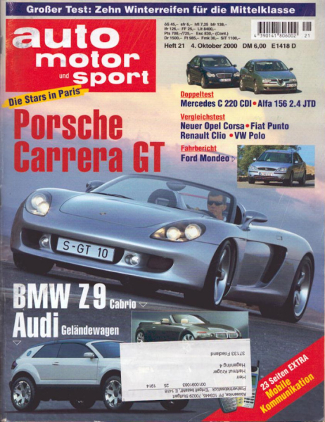 Auto, Motor & Sport 2000 Heft 21