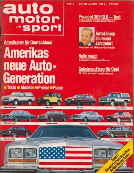 Auto, Motor & Sport 1980 Heft 4