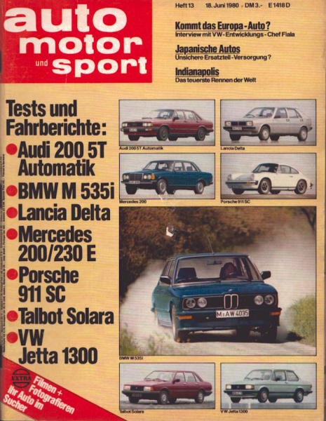Auto, Motor & Sport 1980 Heft 13