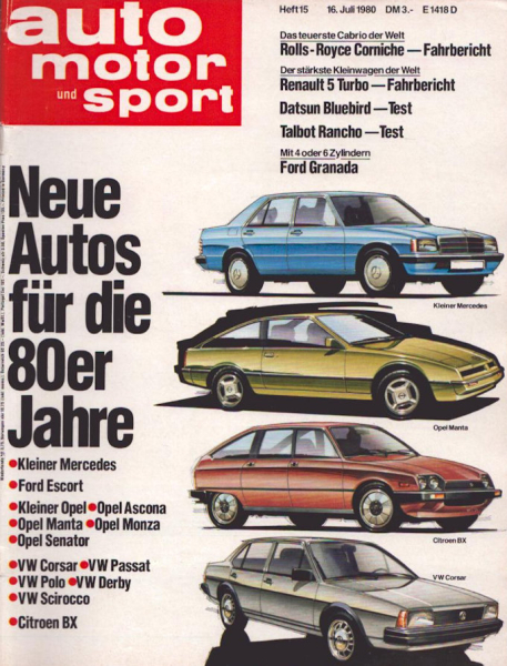 Auto, Motor & Sport 1980 Heft 15