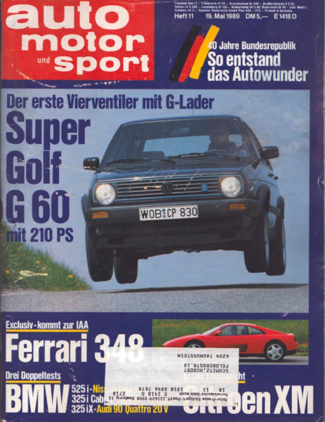 Auto, Motor & Sport 1989 Heft 11