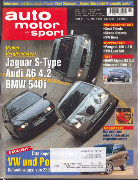 Auto, Motor & Sport 1999 Heft 11