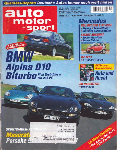 Auto, Motor & Sport 1999 Heft 12