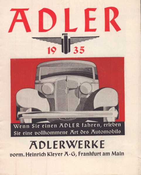 Adler Programm 1935