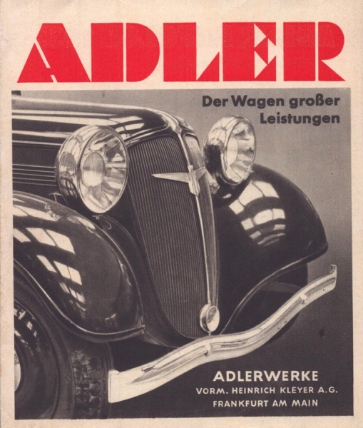 Adler Programm 1936