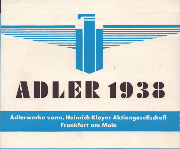 Adler Programm 1938