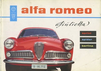 Alfa-Romeo Giulietta Prospekt 1958