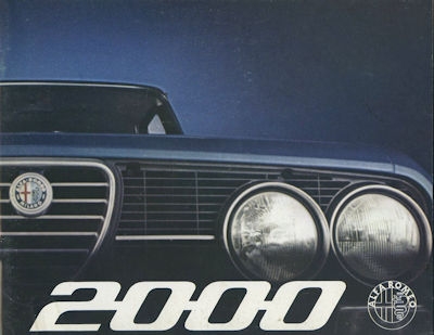 Alfa-Romeo 2000 Prospekt 1971 e