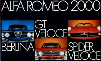 Alfa-Romeo 2000 Prospekt 1976