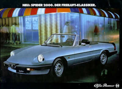 Alfa-Romeo Spider 2000 Prospekt 1976