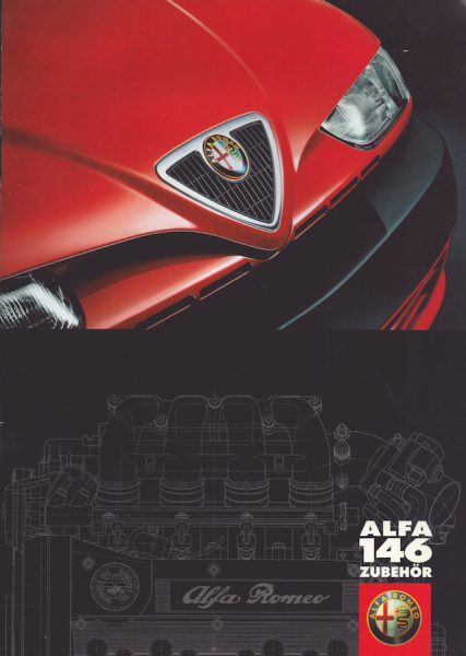 Alfa-Romeo 146 Zubehör Prospekt 12.1997