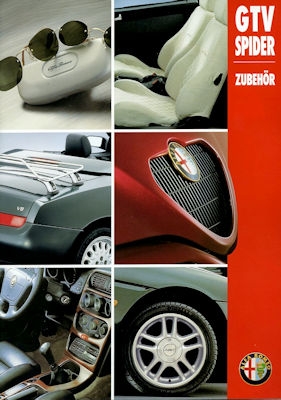 Alfa-Romeo Spider / GTV Zubehör Prospekt 9.1997