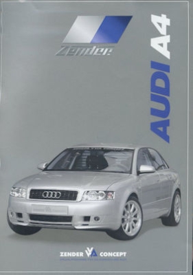 Audi Zender A 4 Prospekt 4.2001